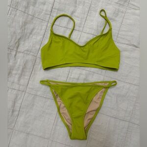 Nu Swim Chartreuse Bikini S/M
